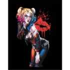 Dc Comics (harley Deceased Kiss) Collector Print (framed)
