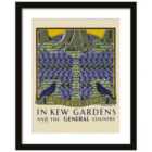Transport For London Bluebell Time In Kew Gardens, 1931 Framed Art 40X50Cms