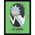 Rick And Morty (classrickal Get Schwifty) Collector Print (framed)