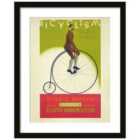 Transport For London Bicyclism - The Art Of Wheeling, 1928 Framed Art 40X50Cms