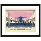 Transport For London Cup Final, Wembley, Saturday April 24Th, 1928 Framed Art 40X50Cms