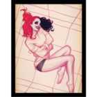 Dc Comics (harley Padded Room) Collector Print (framed)