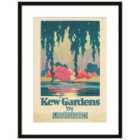 Transport For London Key Gardens By Underground, 1928 Framed Art 60X80Cms