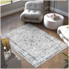 Washable Rug Aliya - Different Sizes, Oriental Pattern, Non-slip Underside, Non-allergenic Short Pile