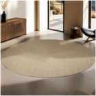 Rug - Round, Boho Style, Jute And Synthetic Fibres, Durable And Easy-care