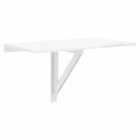 Vidaxl Folding Wall Table High Gloss White 100X60X56 Cm Engineered Wood