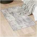 Washable Rug Nadira - Different Sizes, Abstract Pattern, Synthetic Wool And Felt, Non-slip