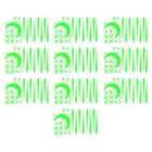 Luminous Star And Moon Glow Children Room Wall Stickers For Starry Sky 30Cm 10 Pack