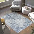 Vintage Rug Amara - Faded Design, Machine Washable, Short Pile & Non-slip Underside