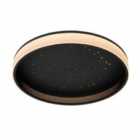 Lucide ESTREJA - Flush ceiling light - 40 cm - LED Dim. - 2500K/3000K - Black