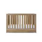 Obaby Nika Cot Bed & Under Drawer - Oak