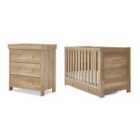 Obaby Nika 2 Piece Room Set & Under Drawer - Oak