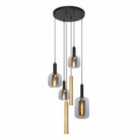 Lucide Joanet Pendant Light 65Cm 4Xe27 - Brass