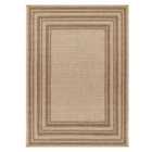 Yard Camber Jute Effect Indoor/Outdoor Rug Natural 120 X 170Cm