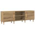 Vidaxl Tv Cabinet Artisan Oak Wood 150.2 X 30.3 X 50.2 Cm Tv Cabinet