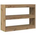 Vidaxl Bookcase Artisan Oak Engineered Wood Large Book Cabinet