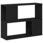 Vidaxl Tv Cabinet Black Oak Engineered Wood 80 X 24 X 63 Cm Tv Stand