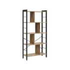 Vasagle Large 5-tier Bookcase - Camel Brown and Ink Black