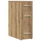 Vidaxl Apothecary Cabinet Artisan Oak Engineered Wood 20 X 45.5 X 60 Cm