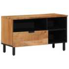 Vidaxl Tv Cabinet 80X33,5X46 Cm Solid Wood Acacia