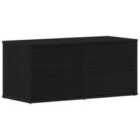 Vidaxl Tv Cabinet Black Oak Engineered Wood Medium Tv Cabinet