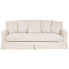 Beliani 3 Seater Fabric Sofa Beige Gilja