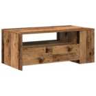 Vidaxl Coffee Table Old Wood Solid Wood Medium Coffee Table