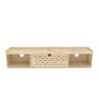 Decorotika Sima Screwless Design Floating Tv Unit - Sapphire Oak