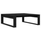 Vidaxl Coffee Table Black Oak Engineered Wood 100 X 100 X 35 Cm Durable