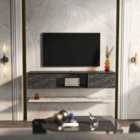 Decorotika Elia Floating 140 Cm Wide Tv Unit Bendire Ephesus