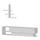 Decorotika Liza 180 Cm Tv Unit With Shelves For Tvs Up To 71" - White