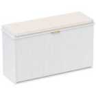 HOMCOM Shoe Storage Bench with Cushion and Flip-Drawer 80x26x47.5cm White