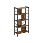 Vasagle 4-level Shelf - Rustic Brown and Black