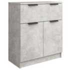 vidaXL Sideboard Concrete Grey 60X30X70 Cm Engineered Wood