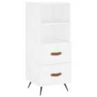 vidaXL Sideboard White 34.5X34X90 Cm Engineered Wood