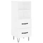 vidaXL Sideboard White 34.5X34X90 Cm Engineered Wood