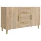 vidaXL Sideboard Sonoma Oak 100X36X60 Cm Engineered Wood