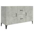 vidaXL Sideboard Concrete Grey 100X36X60 Cm Engineered Wood