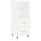 vidaXL Sideboard White 34.5X34X90 Cm Engineered Wood