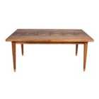 Elm Home And Garden Solid Mango Wooden Dark Finish Henlly Dining Table