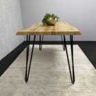 Kosy Koala Dining Table(140X80X75Cm) With Metal Hairpin Legs Tables Only