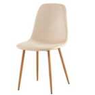 Luxe Dining Chair 2Pc Cobbleston Wood Printed Coating