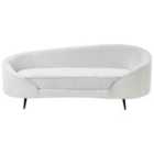 Beliani Fabric Sofa Off-white Savar