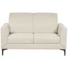 Beliani 2 Seater Fabric Sofa Beige Fenes