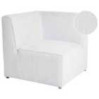 Beliani Jumbo Cord Corner Section Off White Lemvig