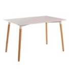Home Source Braga Dining Table 6 Lisbon Chairs