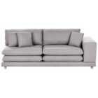 Beliani 2 Seater Fabric Sofa Grey Heden