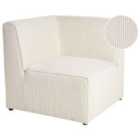 Beliani Jumbo Cord Corner Section Beige Lemvig