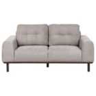 Beliani 2 Seater Fabric Sofa Light Grey Laurila
