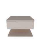 Decorotika Vivid Modern And Minimalist Bedside Table Night Stand Cottonbeige